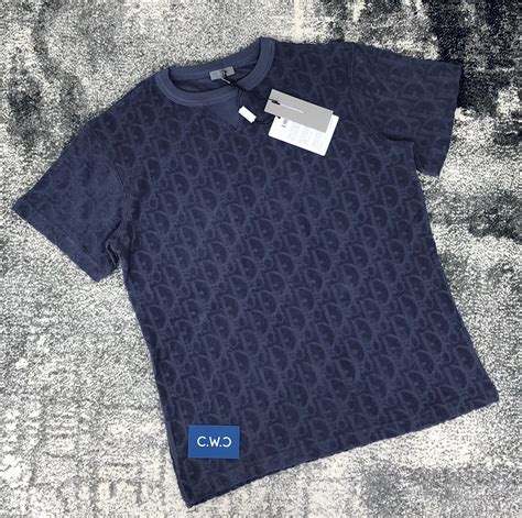 dior towel t shirt|men's dior t shirt sale.